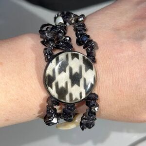 EsMor Triple Strand Chip Bead Bracelet - Lead & Cadmium Free